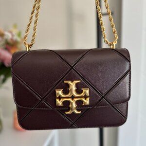Tory Burch Eleanor Diamond Quilt Leather Convertible Shoulder Bag